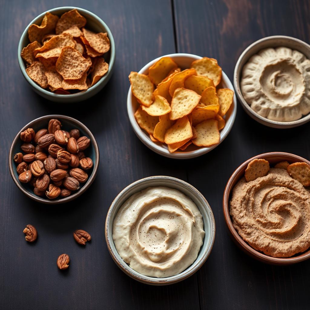 Snacks e petiscos